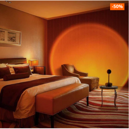 Lâmpada Projetor Sunset - Várias Cores