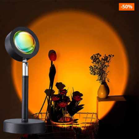 Lâmpada Projetor Sunset - Várias Cores