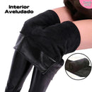 Calça Feminina de Couro Aveludada - [COMPRE 1 LEVE 2]