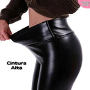 Calça Feminina de Couro Aveludada - [COMPRE 1 LEVE 2]