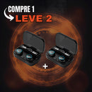 Fone Bluetooth AlfaPods Pro - COMPRE 1 LEVE 2 fone de ouvido Alvestore 2 unidades - Preto 