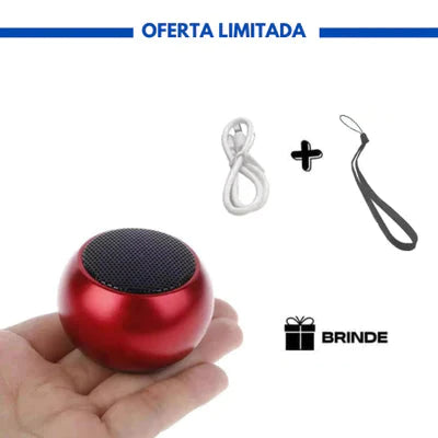 Mini Caixinha de Som Bluetooth + Brinde caixa de som Alvestore 